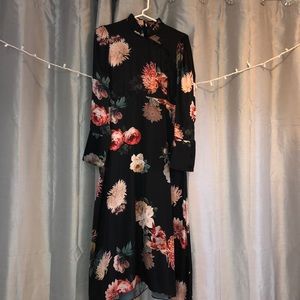 Long sleeve midi dress